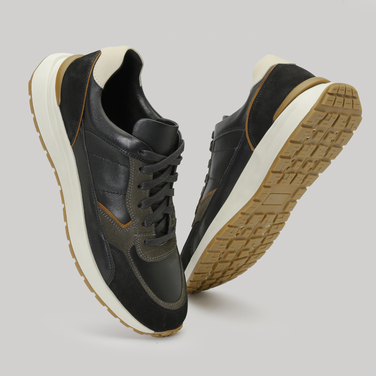 CAMURÇA GRAFITE/ NOBUCK PRETO